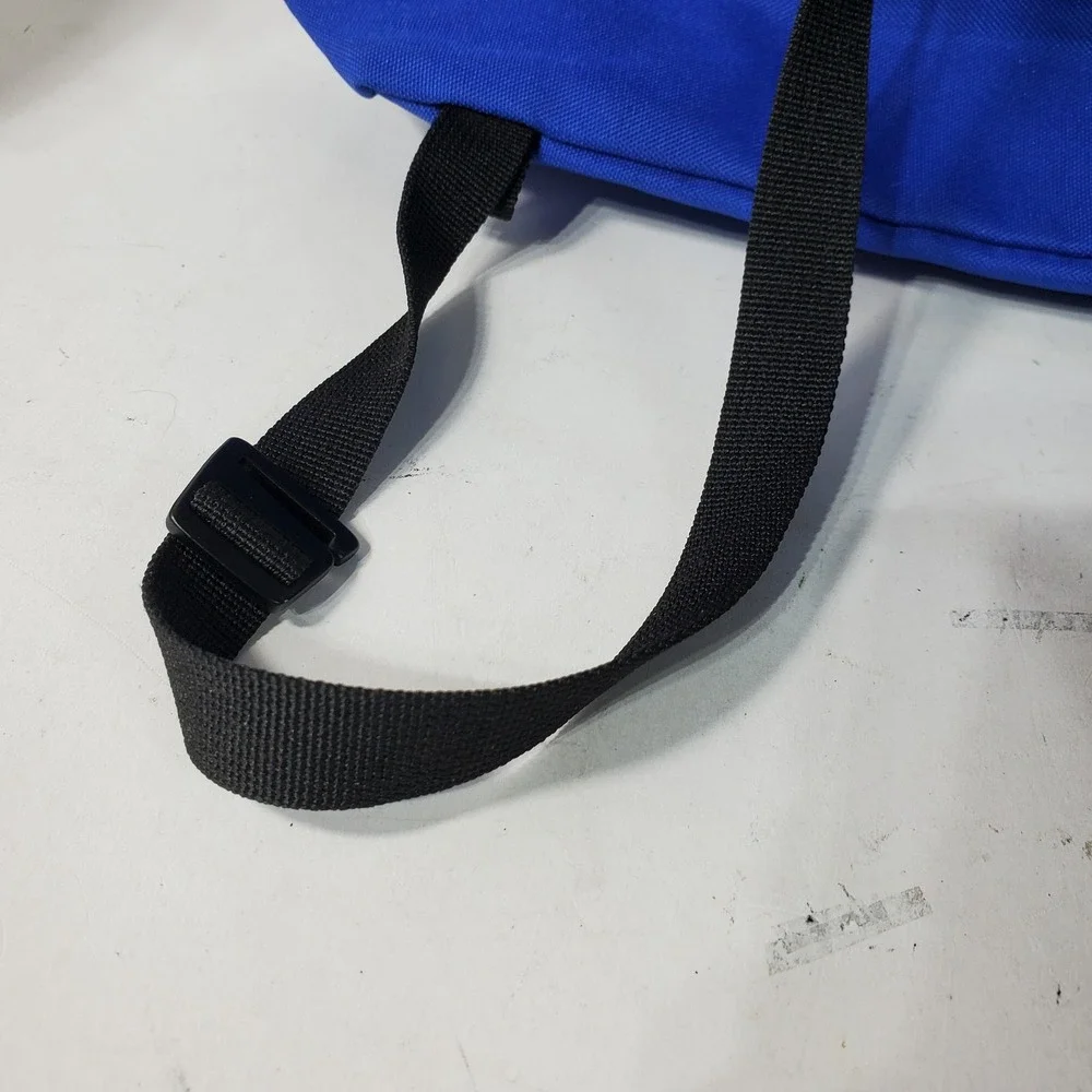 On Cloud Running Backpack Blue Sports Gym Bag Drawstring Adjustable 21x14